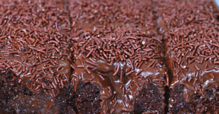 Delicioso Bolo de Chocolate Simples